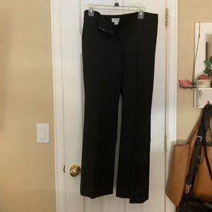 Black boot leg Ann Taylor pants size 8
